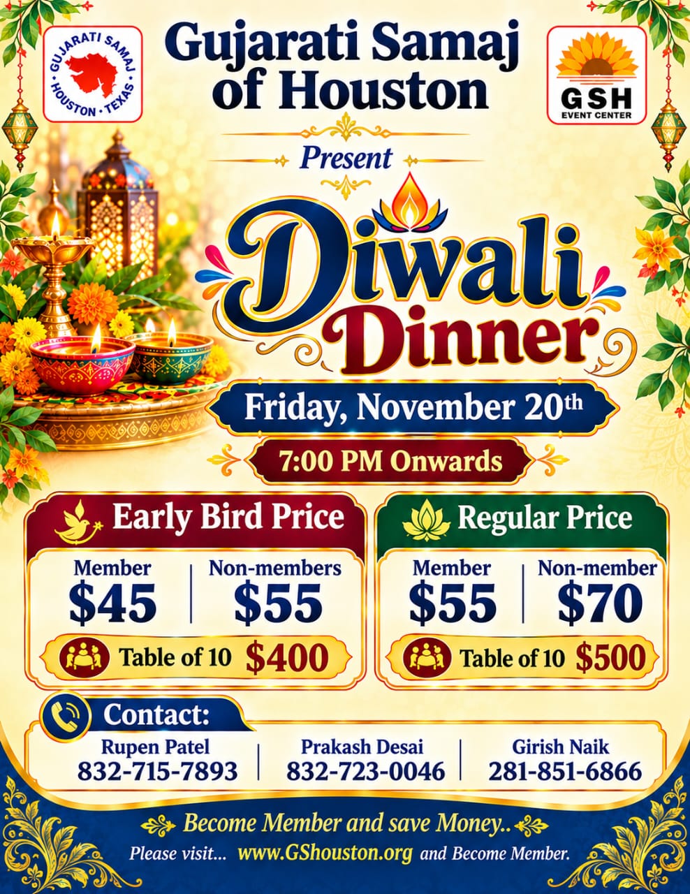 Poster for Diwali 2026 - Nov 20